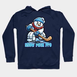 Snowman - Snow Puck Pro Hoodie